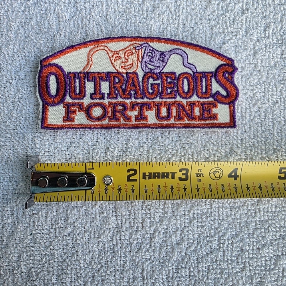 Disney Outrageous Fortune Patch - Orange and Purple